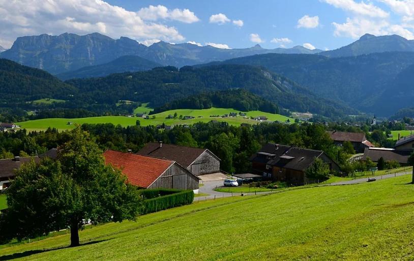 Bio Ferienbauernhof Greber Villa Schwarzenberg im Bregenzerwald Buitenkant foto